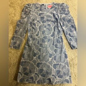 Floral Patterned Long Sleeve Dress